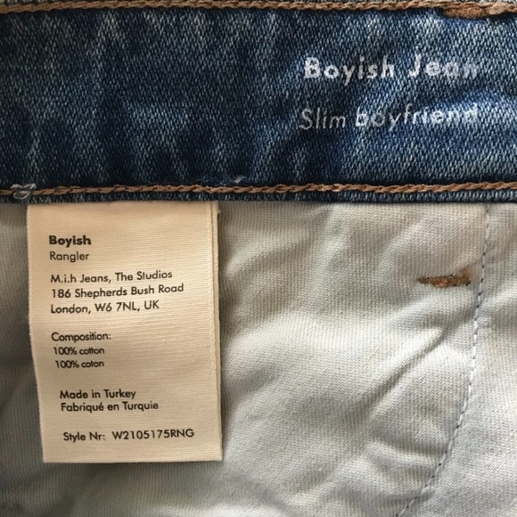 M .I.H Anthropologie boyfriend Ranger  jeans - Picture 6 of 6